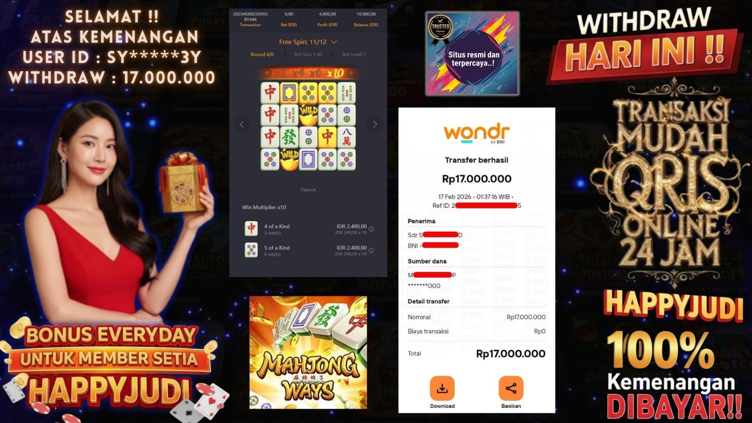 HAPPYJUDI JACKPOT SLOT MAHJONG WAYS